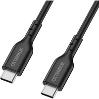 OtterBox Standard Cable USB C-C 1M USB-PD Schwarz - ProPack (ohne Verpackung - nachhaltig) - Schnellladekabel