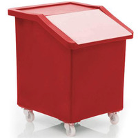 90 Litre Mobile Ingredients Trolley - Opaque (R205B) - Red
