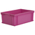 44L Euro Stacking Container - Solid Sides & Base - 600 x 400 x 220mm - Green