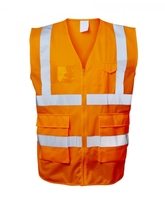 EWALD Warnschutzweste Orange SAFESTYLE® EN ISO 20471/2 EN ISO 13688 23511 Gr.2XL