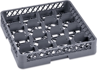 Tassenkorb Dish Rack 98, mit 16 Einteilungen,