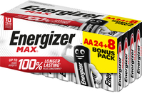 ENERGIZER Batterien Max E303896200 AA/LR6 24+8 Stück