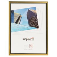 Photo Album Co Inspire For Business Certificate A4 Back Loader Gold Frame