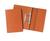 Guildhall Pocket Spring File Manilla Foolscap 285gsm Orange (Pack 25)