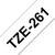 Brother TZE261 Black On White Label Tape 36mmx8m