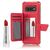 NALIA Schutz Handyhülle für Samsung Galaxy S10, Spiegel Kunst Leder Etui Handy Tasche Rot