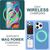 MagSafe Hülle für iPhone 15 Pro Liquid Silikon Handyhülle Magnet Cover Schutz Blau