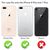 NALIA Case compatible with iPhone 8 Plus / 7 Plus, Carbon-Look Protective Smart-Phone Back-Cover Rubber Gel Etui, Thin Shockproof Soft Skin Silicone Slim Bumper Protector Shell ...