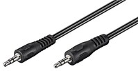 Audio-Video-Kabel 2,5 m , 3,5 mm stereo St.>3,5 mm stereo St.