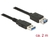 Verlängerungskabel USB 3.0 Typ-A Stecker an USB 3.0 Typ-A Buchse, schwarz, 2,0m, Delock® [85056]