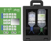 PLUM 4923 Szemmosó fali doboz 1 x 500 ml pH Neutral Duo-val és 1 x 1000 ml Duo szemmosó palackkal 1 készlet
