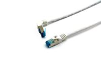 Cat.6A S/Ftp Patch Cable, , Angled To Straight Plug, ,