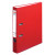 Ordner maX.file protect A4 5cm rot, PP-Kunststoffbezug/Papier hellgr. besch.