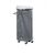 Stainless steel waste sack stand with pedal