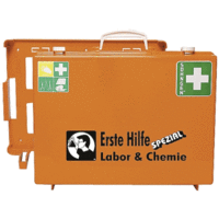 Erste-Hilfe-Koffer Spezial MT-CD Österreich-Norm Erweit. Labor & Chemie orange