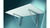 Sitzbank-Konsolen Stahl silberfarbig matt