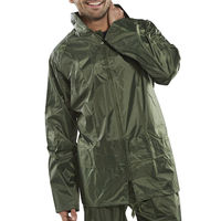 NYLON B-DRI JACKET OLIVE GREEN 3XL