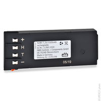Batterie(s) Batterie télécommande de grue Hiab et NBB 7.2V 2400mAh