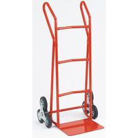 Steel fixed toe plate stairclimbing sack trucks, capacity 200kg