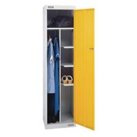 Uniform lockers - standard top, yellow door