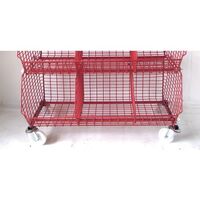 Open fronted wire basket containers - Mobile