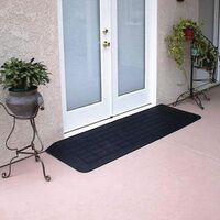 Rubber step access ramps