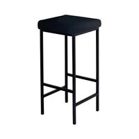 Square tube high stool with antimicrobial vinyl