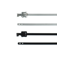 Edelstahlkabelbinder lösbar 330x5 mm, mit Faltverschluss