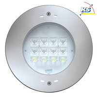 LED Einbau-Scheinwerfer / Unterwasserleuchte, asymmetric Mixflux, 12 POW-LED, 47W, IP68/IP69, Edelstahl, 6000K, 6900lm