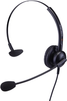 308 monaural easy-flex-boom wired headset (requires bottom cable for use)
