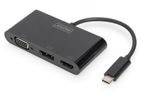 USB-C 3in1 Triple Monitor Adapter (HDMI, DP, VGA)