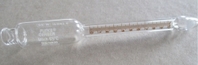 Milchbutyrometer Borosilikatglas | Fett%: 0-10
