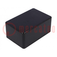 Enclosure: multipurpose; X: 56mm; Y: 85mm; Z: 39mm; 1591; ABS; black