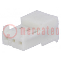 Plug; wire-board; female; PIN: 3; polarized; 2.54mm; IDC; for cable