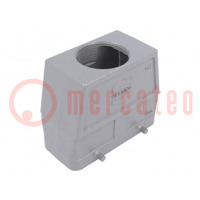Enclosure: for HDC connectors; Han® B; size 16B; for cable; high