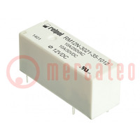 Relay: electromagnetic; SPST-NO; Ucoil: 12VDC; 10A; 8A/250VAC; PCB