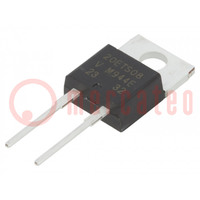 Diode: rectifying; THT; 800V; 20A; tube; Ifsm: 300A; TO220AC; Ir: 1mA