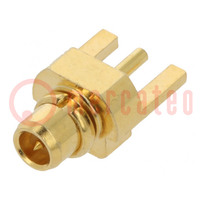 Socket; MMCX; female; 50Ω; PTFE; gold-plated