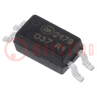 Opto-coupler; SMD; Ch: 1; OUT: transistor; Uisol: 3,75kV; Uce: 80V