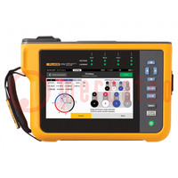 Meter: logger van stroomkwaliteit; Netwerk: 3-fase; 280x190x62mm