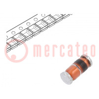 Diode: doorschakelaar van Schottky; SMD; 50V; 0,6A; 4ns; rol,band