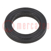 X-ring washer; NBR rubber; Thk: 1.78mm; Øint: 6.07mm; -40÷100°C