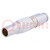 Connector: circular; 0B; plug; male; PIN: 5; soldering; for cable