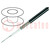 Wire: coaxial; RG58CU; stranded; OFC; PVC; black; 100m; Øcable: 5mm