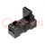 Socket; PIN: 8; 12A; 240VAC; H: 61.5mm; W: 28mm; screw terminals