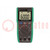 Multimetr cyfrowy; LCD; (6000); VDC: 600mV,6V,60V,600V; True RMS
