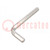 Wrench; hex key; HEX 14mm; Overall len: 140mm; short