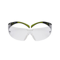 Schutzbrillen 3M SecureFit 400 Sichtscheibe: Klar, Rahmen: schwarz/grün