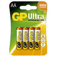 Bateria alkaliczna, AA (LR6), AA, 1.5V, GP, blistr, 4-pack, ULTRA