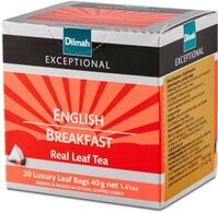 Herbata czarna w piramidkach Dilmah Exceptional English Breakfast, 20 sztuk x 2g